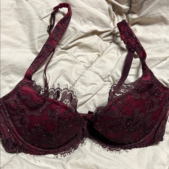 Agent Provocateur soirée mei Siam Red Lace Bra & thong set - Picture 4 of 10